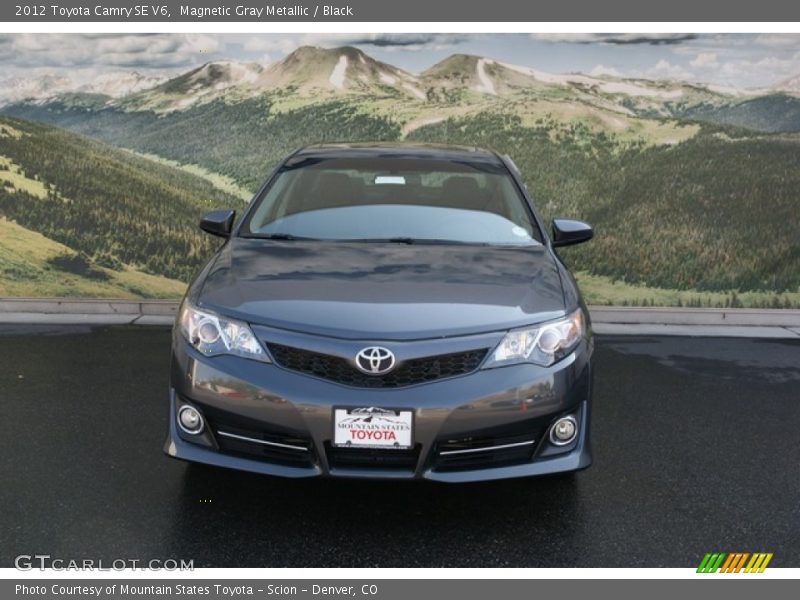 Magnetic Gray Metallic / Black 2012 Toyota Camry SE V6