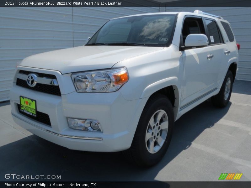 Blizzard White Pearl / Black Leather 2013 Toyota 4Runner SR5