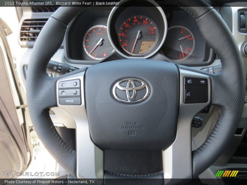 Blizzard White Pearl / Black Leather 2013 Toyota 4Runner SR5