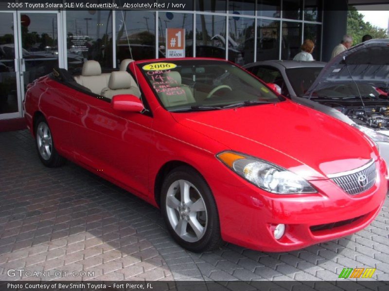 Front 3/4 View of 2006 Solara SLE V6 Convertible