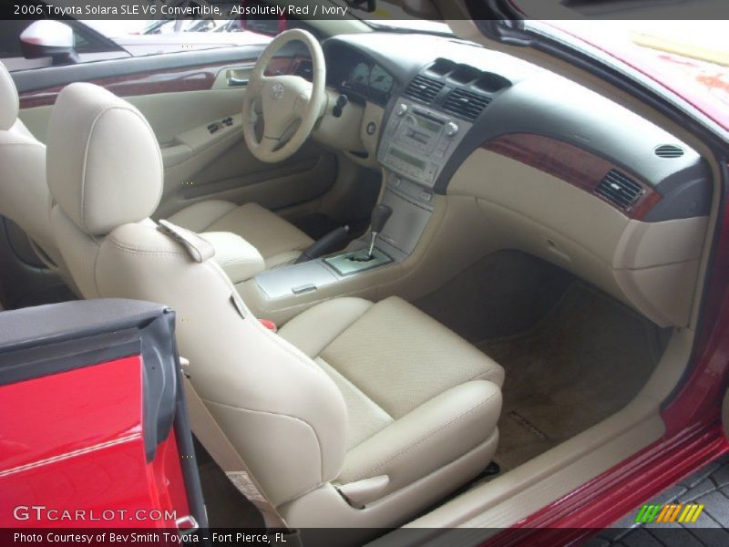 Absolutely Red / Ivory 2006 Toyota Solara SLE V6 Convertible