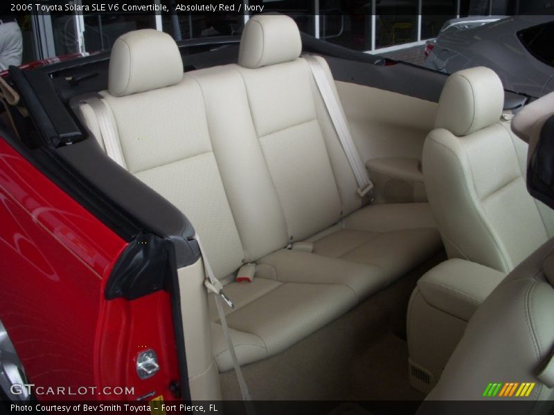 Absolutely Red / Ivory 2006 Toyota Solara SLE V6 Convertible