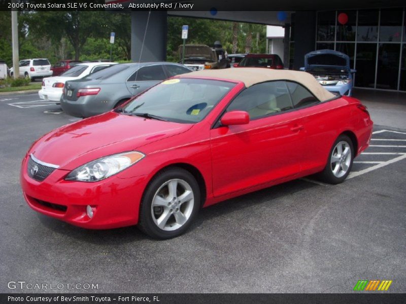  2006 Solara SLE V6 Convertible Absolutely Red