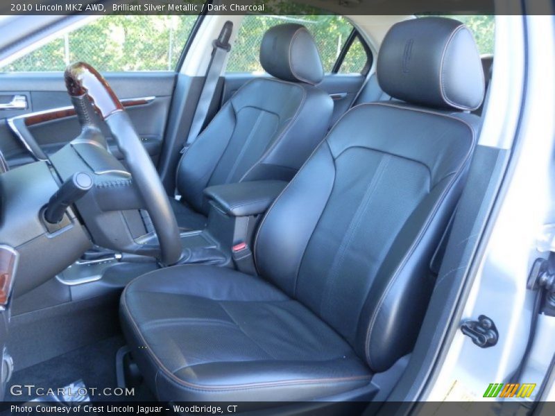 Brilliant Silver Metallic / Dark Charcoal 2010 Lincoln MKZ AWD