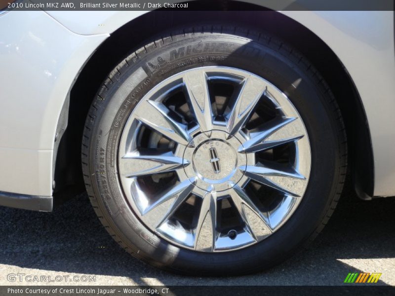 Brilliant Silver Metallic / Dark Charcoal 2010 Lincoln MKZ AWD