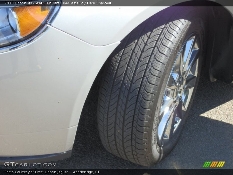 Brilliant Silver Metallic / Dark Charcoal 2010 Lincoln MKZ AWD