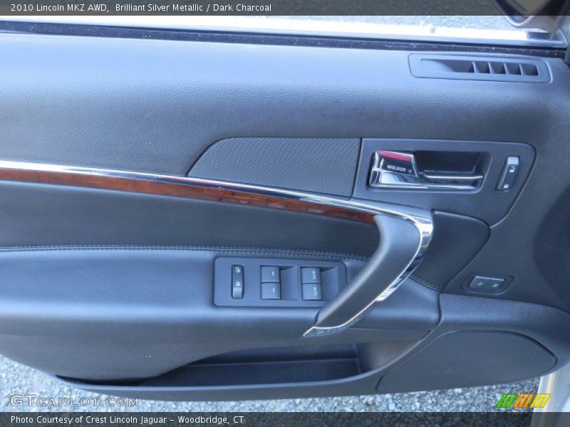 Brilliant Silver Metallic / Dark Charcoal 2010 Lincoln MKZ AWD