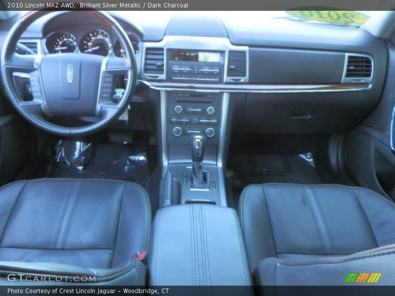 Brilliant Silver Metallic / Dark Charcoal 2010 Lincoln MKZ AWD