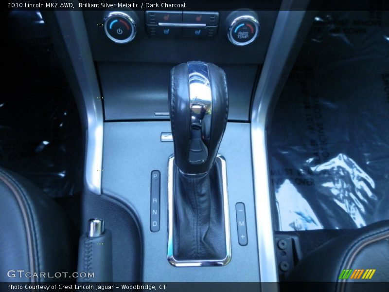 Brilliant Silver Metallic / Dark Charcoal 2010 Lincoln MKZ AWD