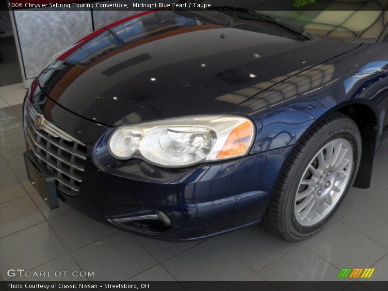Midnight Blue Pearl / Taupe 2006 Chrysler Sebring Touring Convertible