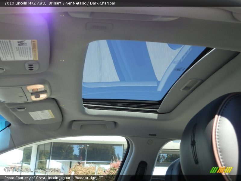 Brilliant Silver Metallic / Dark Charcoal 2010 Lincoln MKZ AWD
