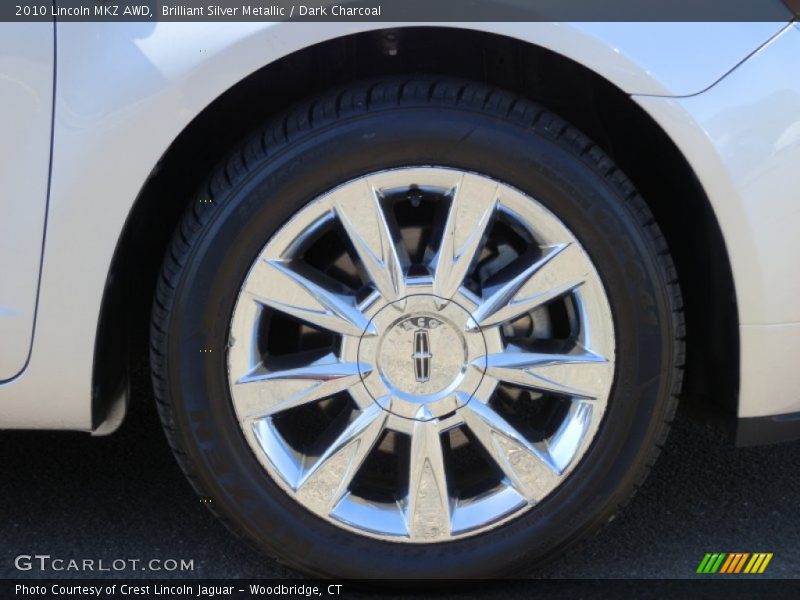 Brilliant Silver Metallic / Dark Charcoal 2010 Lincoln MKZ AWD