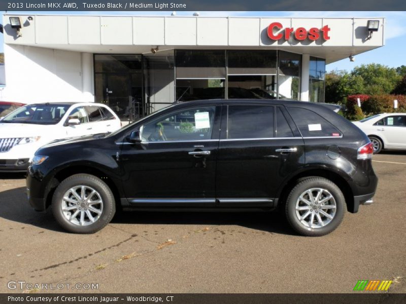 Tuxedo Black / Medium Light Stone 2013 Lincoln MKX AWD