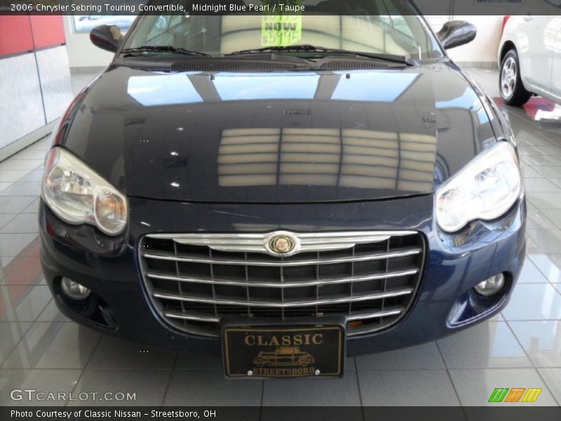 Midnight Blue Pearl / Taupe 2006 Chrysler Sebring Touring Convertible