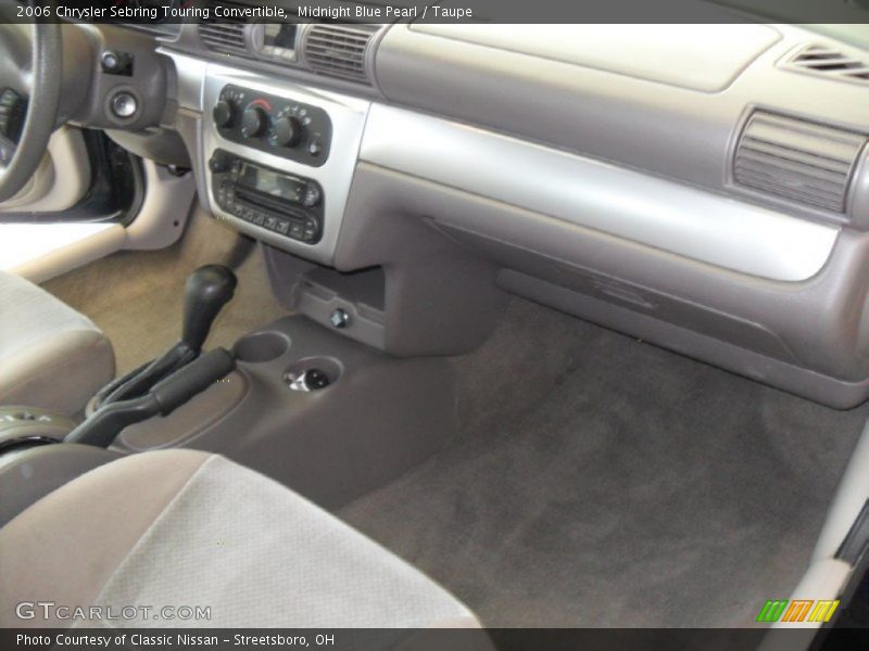 Midnight Blue Pearl / Taupe 2006 Chrysler Sebring Touring Convertible