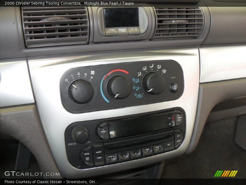 Midnight Blue Pearl / Taupe 2006 Chrysler Sebring Touring Convertible