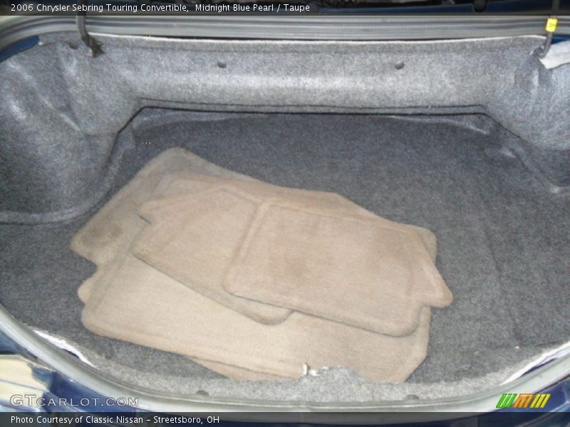 Midnight Blue Pearl / Taupe 2006 Chrysler Sebring Touring Convertible