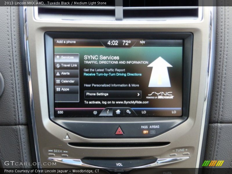 Tuxedo Black / Medium Light Stone 2013 Lincoln MKX AWD