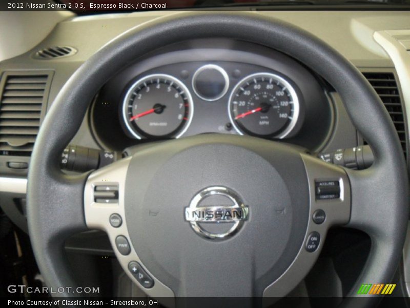 Espresso Black / Charcoal 2012 Nissan Sentra 2.0 S