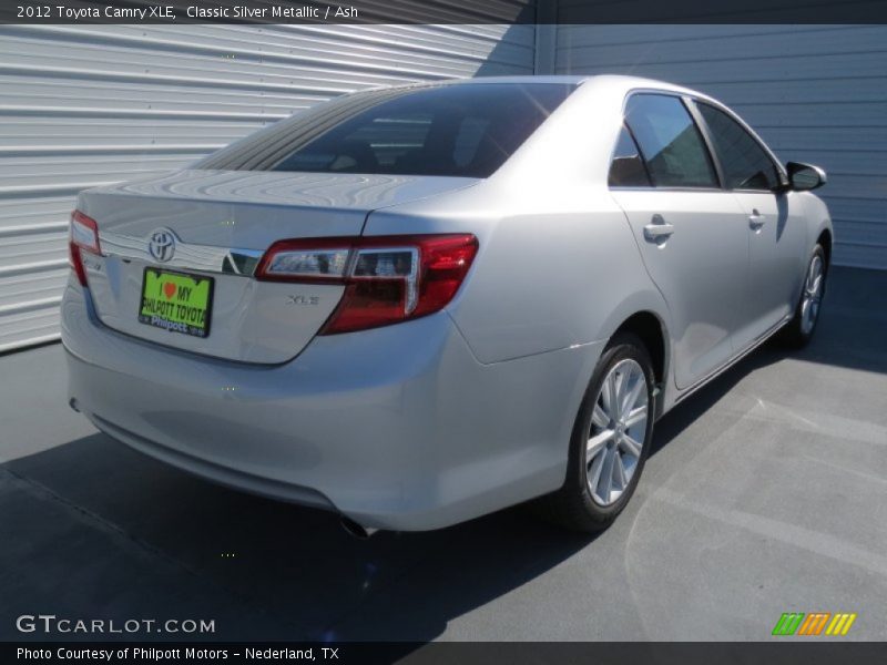 Classic Silver Metallic / Ash 2012 Toyota Camry XLE