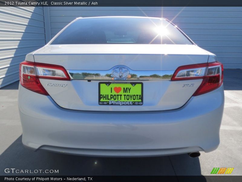 Classic Silver Metallic / Ash 2012 Toyota Camry XLE