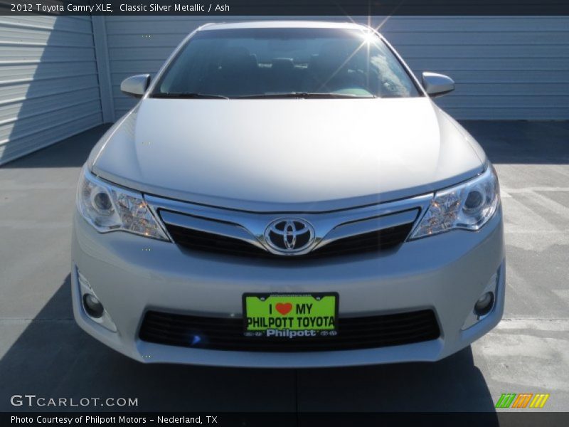 Classic Silver Metallic / Ash 2012 Toyota Camry XLE