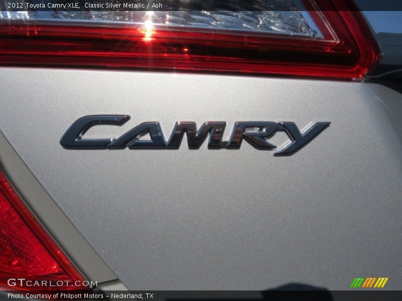 Classic Silver Metallic / Ash 2012 Toyota Camry XLE