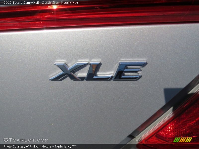 Classic Silver Metallic / Ash 2012 Toyota Camry XLE