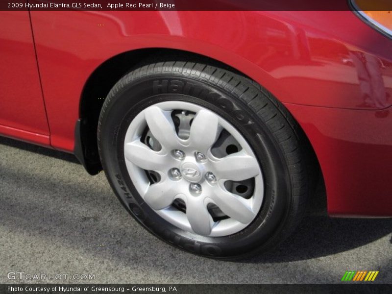Apple Red Pearl / Beige 2009 Hyundai Elantra GLS Sedan
