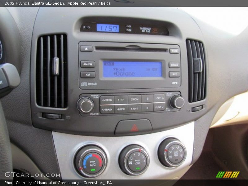 Apple Red Pearl / Beige 2009 Hyundai Elantra GLS Sedan