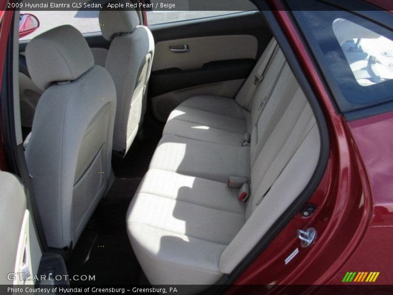 Apple Red Pearl / Beige 2009 Hyundai Elantra GLS Sedan