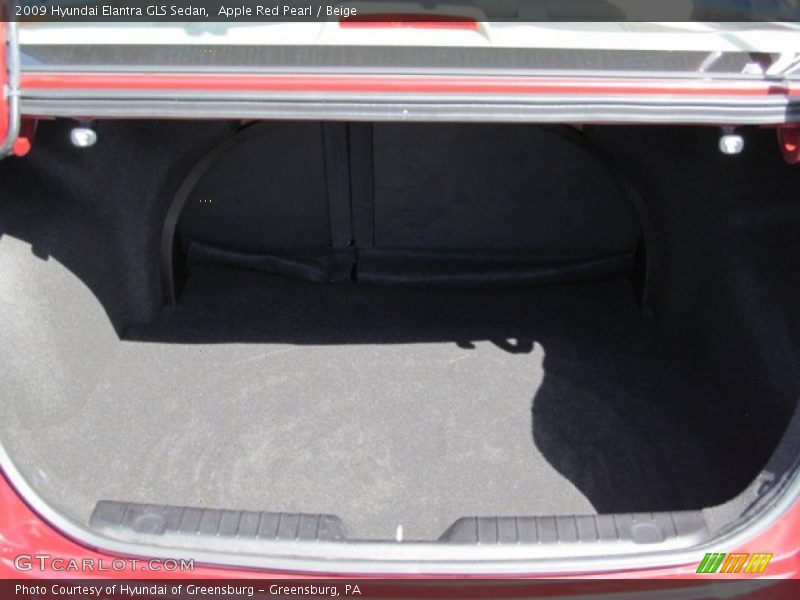 Apple Red Pearl / Beige 2009 Hyundai Elantra GLS Sedan