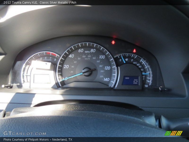 Classic Silver Metallic / Ash 2012 Toyota Camry XLE