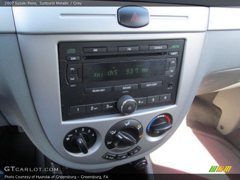 Controls of 2007 Reno 