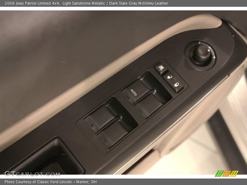 Light Sandstone Metallic / Dark Slate Gray McKinley Leather 2009 Jeep Patriot Limited 4x4