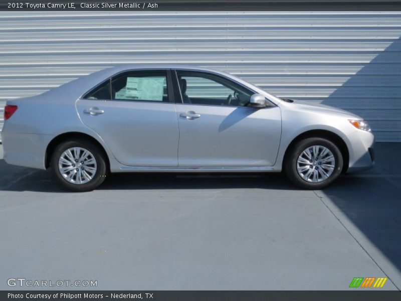 Classic Silver Metallic / Ash 2012 Toyota Camry LE