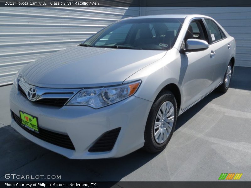 Classic Silver Metallic / Ash 2012 Toyota Camry LE