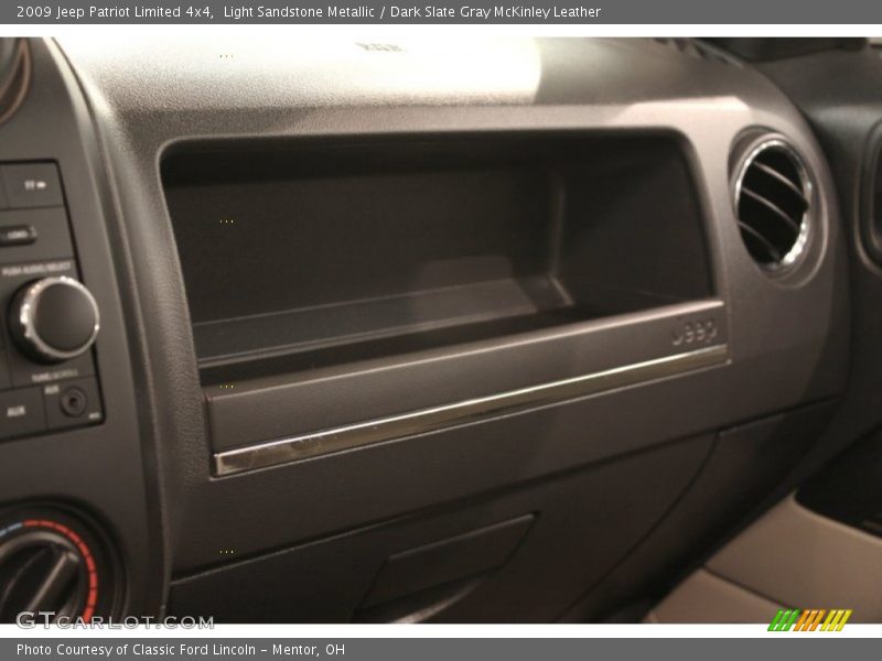 Light Sandstone Metallic / Dark Slate Gray McKinley Leather 2009 Jeep Patriot Limited 4x4