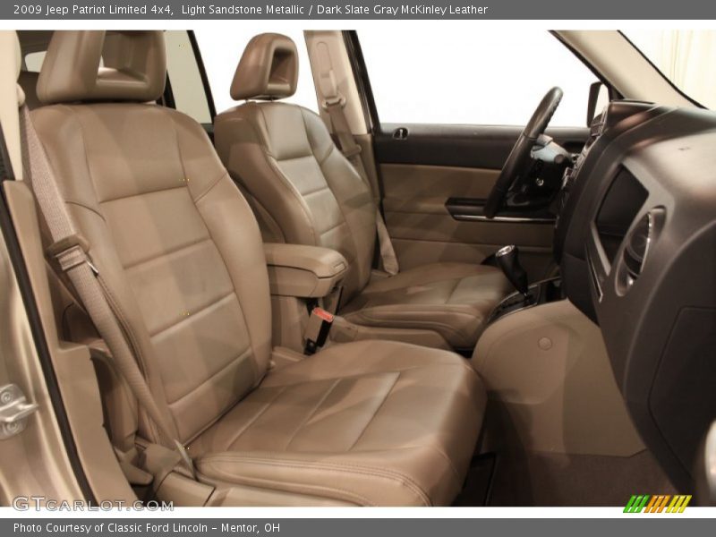 Light Sandstone Metallic / Dark Slate Gray McKinley Leather 2009 Jeep Patriot Limited 4x4