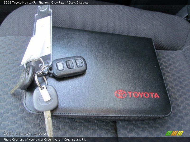 Phantom Gray Pearl / Dark Charcoal 2008 Toyota Matrix XR