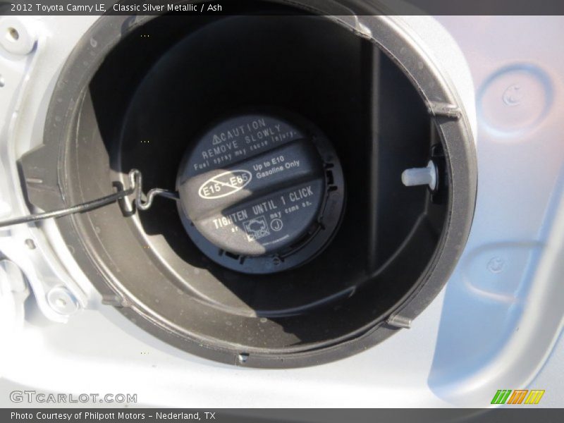 Classic Silver Metallic / Ash 2012 Toyota Camry LE