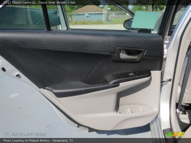 Classic Silver Metallic / Ash 2012 Toyota Camry LE