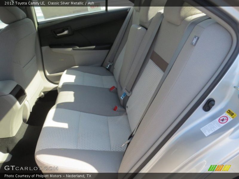 Classic Silver Metallic / Ash 2012 Toyota Camry LE
