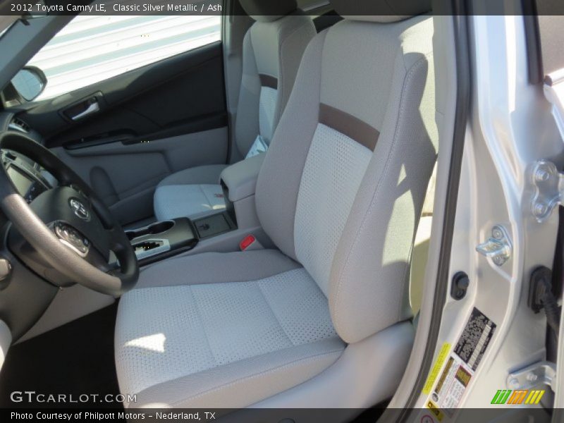Classic Silver Metallic / Ash 2012 Toyota Camry LE