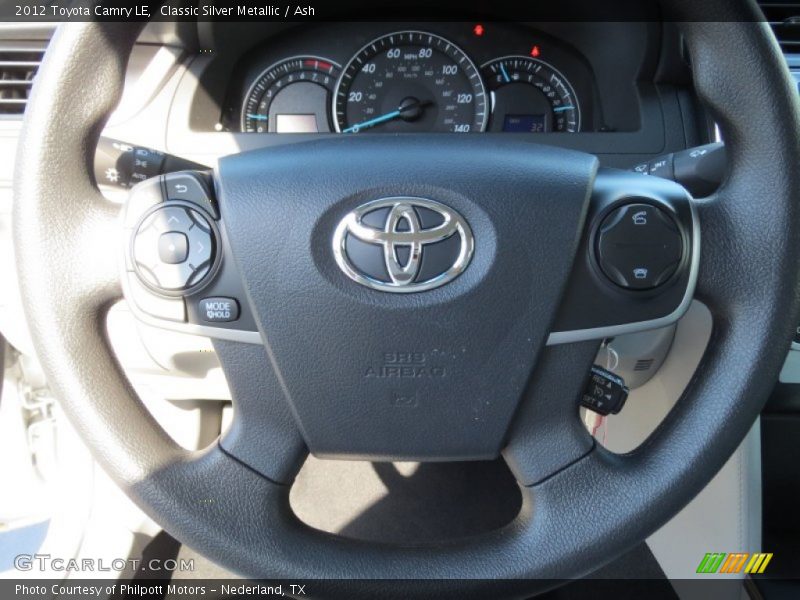Classic Silver Metallic / Ash 2012 Toyota Camry LE