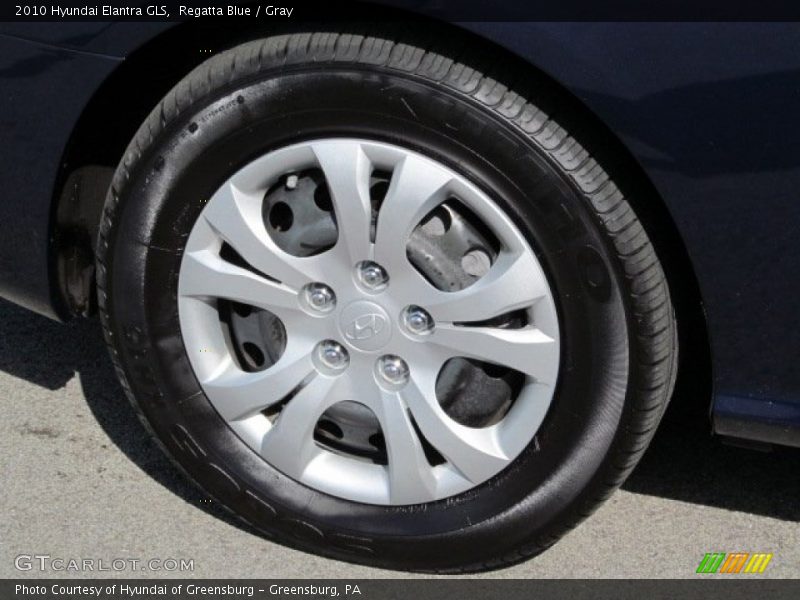 Regatta Blue / Gray 2010 Hyundai Elantra GLS