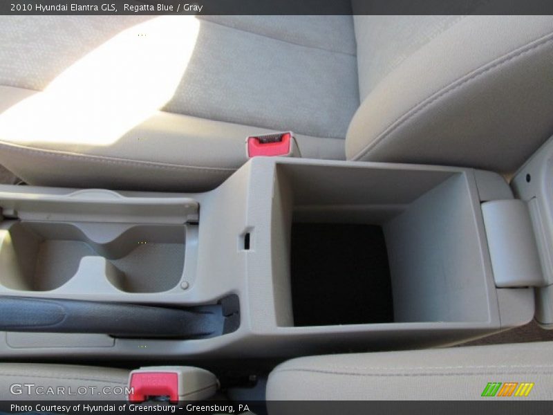 Regatta Blue / Gray 2010 Hyundai Elantra GLS