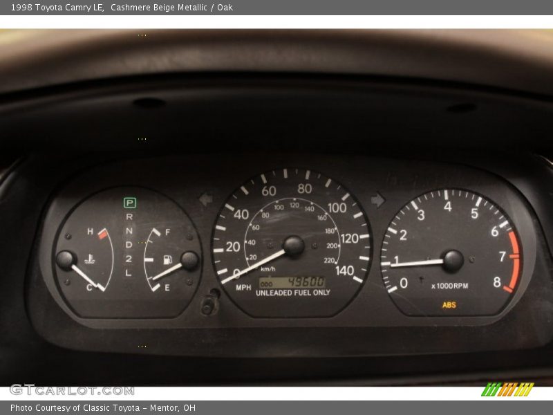 Cashmere Beige Metallic / Oak 1998 Toyota Camry LE