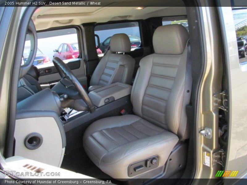 Front Seat of 2005 H2 SUV