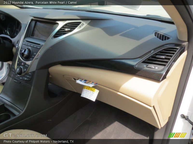 Porcelain White Pearl / Camel 2012 Hyundai Azera
